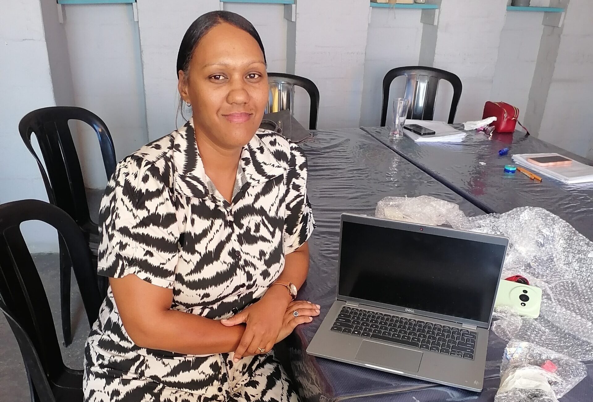Sanlam laptops handover
